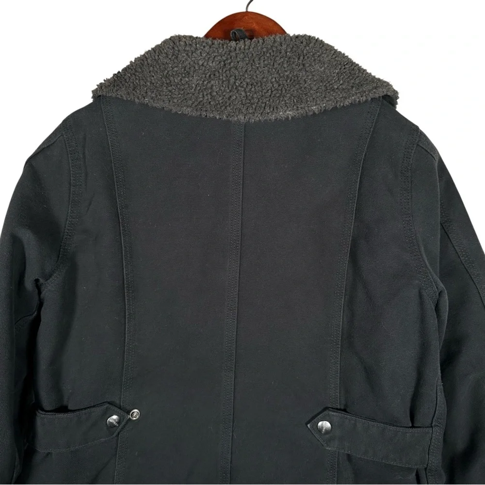 CARHARTT Duck Canvas Flannel Lined Utility Jacket - Picture 6 of 11